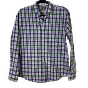 #151 THOMAS DEAN boys plaid button down